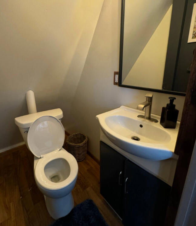 Upstairs Half Bath
